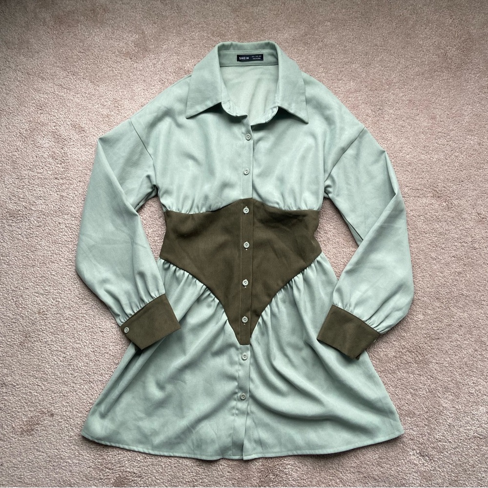 SHEIN Green Dress